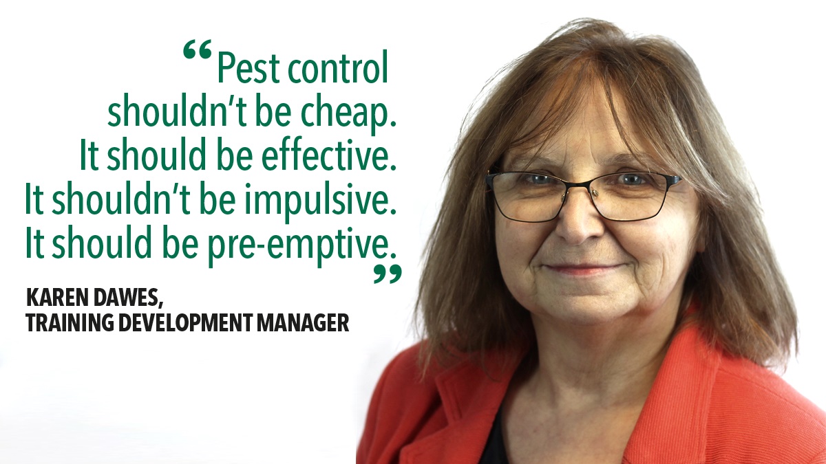 Karen Dawes on pest control Karen Dawes on pest control